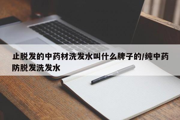 止脱发的中药材洗发水叫什么牌子的/纯中药防脱发洗发水